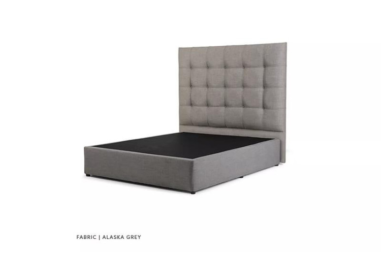 Ariella Bed - Queen XL - Alaska Grey Queen Extra Length Beds - 1