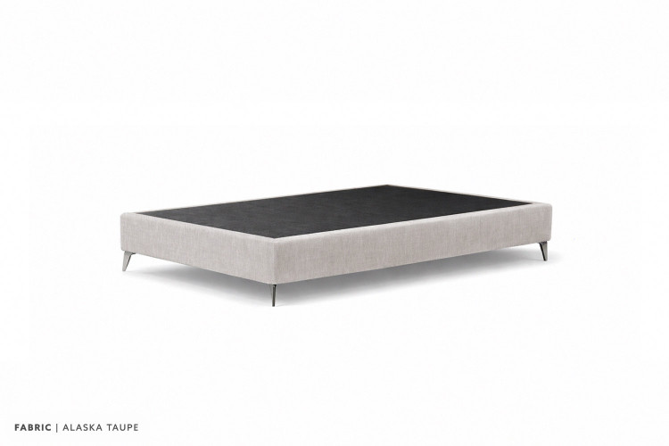 Maya Bed Base - 3/4 - Alaska Taupe Bed Bases - 1