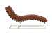 Morello Leather Lounger - Vintage Brown Leather Loungers - 3