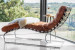 Morello Leather Lounger - Vintage Brown Leather Loungers - 1