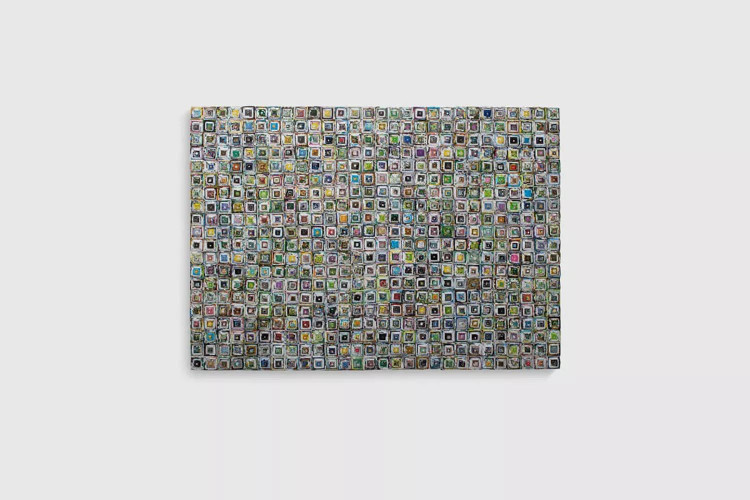Colour Squares - 3D Paper Art 3D Wall Art - 1