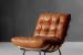 Fidel Leather Chair - Tan Occasional Chairs - 5