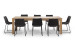 Montreal Halo 8-Seater Dining Set (2.4m) - Ebony 8-Seater Dining Sets - 2
