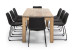 Montreal Halo 8-Seater Dining Set (2.4m) - Ebony 8-Seater Dining Sets - 5