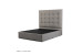 Ariella Bed Combo - Double - Alaska Grey Double Beds - 6