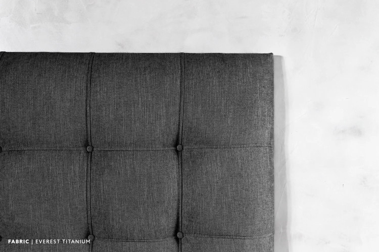 Ariella Headboard - Single - Everest Titanium Single Headboards - 1