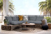Panama Corner Patio Lounge Set - Slate Corner Patio Lounge Set - 1