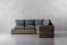 Panama Corner Patio Lounge Set - Slate Corner Patio Lounge Set - 6