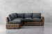 Panama Corner Patio Lounge Set - Slate Corner Patio Lounge Set - 7