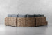 Panama Corner Patio Lounge Set - Slate Corner Patio Lounge Set - 8
