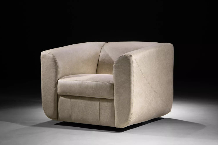 Winslow Swivel Armchair - Sandstone Armchairs - 1