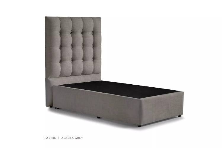 Ariella Bed - Single - Alaska Grey Single Beds - 1