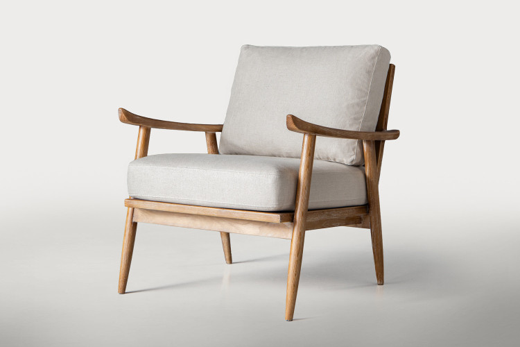 Serene Armchair - Taupe Armchairs - 1