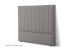 Harlem Headboard - Queen - Alaska Grey Queen Headboards - 1