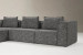 Montclair Modular - L-Shape Couch - Moonshadow Fabric Modular Couches - 6