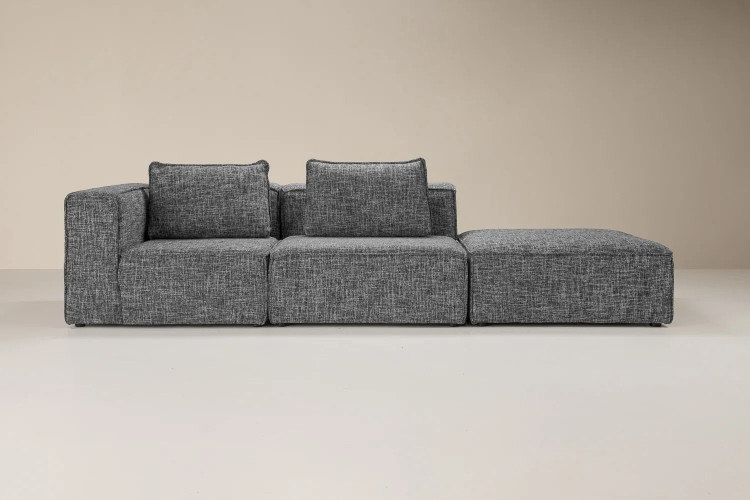 Montclair Modular Open 3-Seater Couch - Moonshadow 3 - Seater Couches - 1