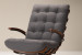 Fidel Swivel Armchair - Fossil Grey Armchairs - 3