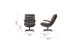 Fidel Swivel Armchair - Fossil Grey Armchairs - 7