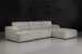 Orclan L-Shape Couch - Ivory Drift Home - 4