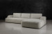 Orclan L-Shape Couch - Ivory Drift Home - 6