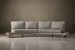 Protective Cover - Barbados C-Shape Patio Couch - Grey Protective Covers - 3