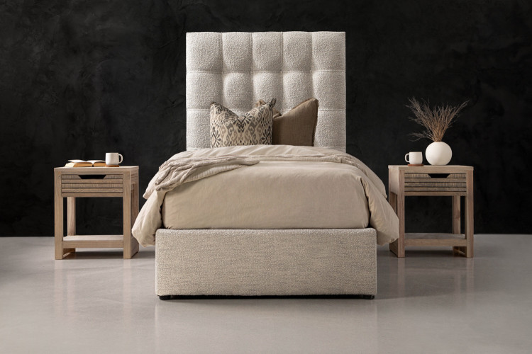 Ariella Bed - Single - Ivory Drift Beds - 1