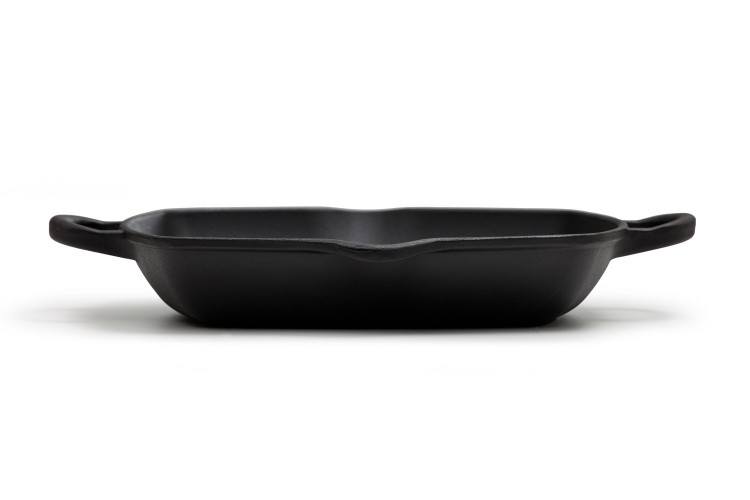 Nouvelle Cast Iron Square Grill-30cm- Matte Black Home - 1