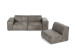 Jagger Leather Modular - 4-Seater Couch - Graphite 4-Seater Leather Couches - 6