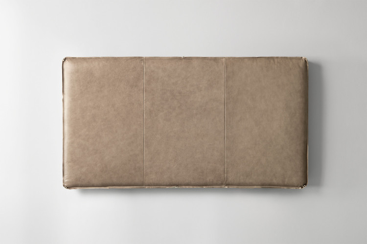 Matlock Leather Headboard - Double - Smoke Double Headboards - 1