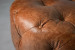 Amara Round Leather Ottoman - Vintage Tan Ottomans - 4