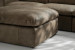 Bexley Leather Ottoman - Dune Ottomans and Storage - 2