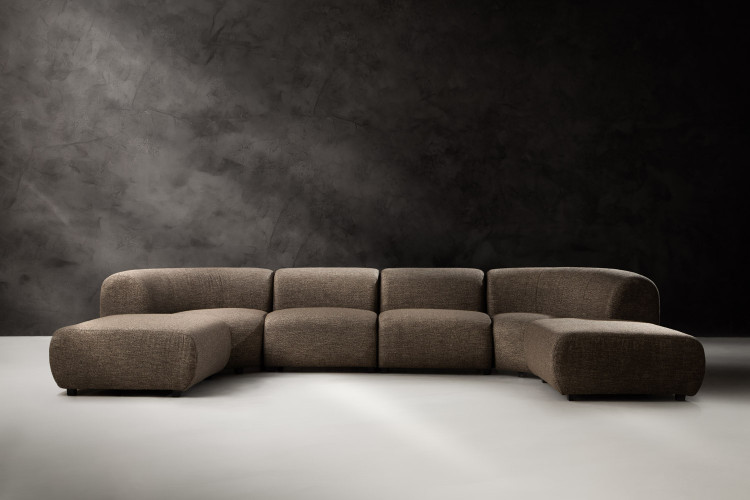 Wentworth Grand Modular Couch Set - Wood Drift Modular Couches - 1