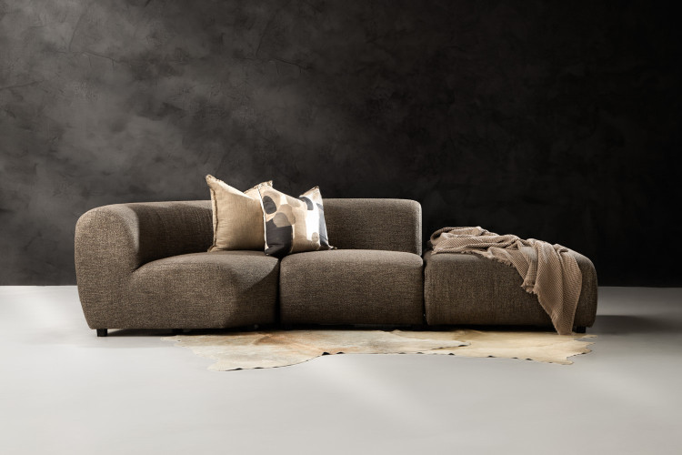 Wentworth Modular Open 3-Seater Couch - Wood Drift 3 - Seater Couches - 1