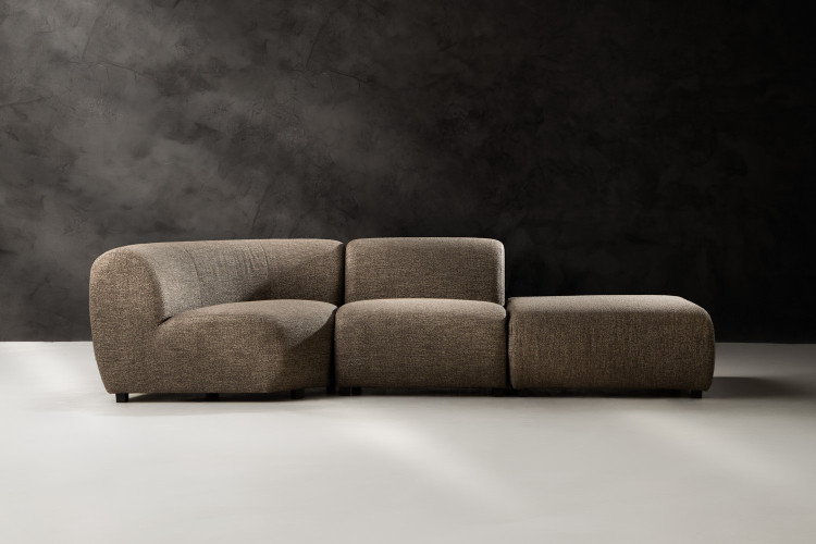 Wentworth Modular Open 3-Seater Couch - Wood Drift 3 - Seater Couches - 1
