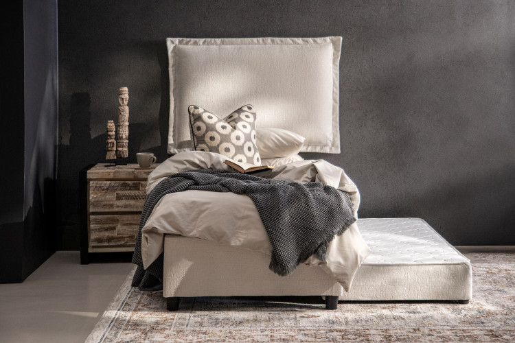 Jupiter Dual Function Kids Bed Base - Single - Ivory Home - 2