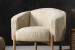 Prague Armchair - Ivory Flint Living Room Furniture - 7