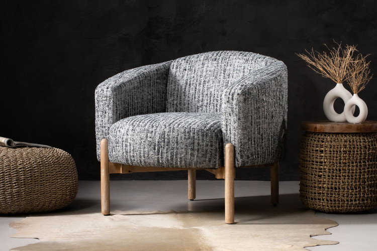 Prague Armchair - Steel Flint Home - 1