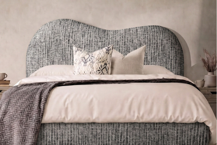 Florence Headboard - Double - Steel Flint Headboards - 1
