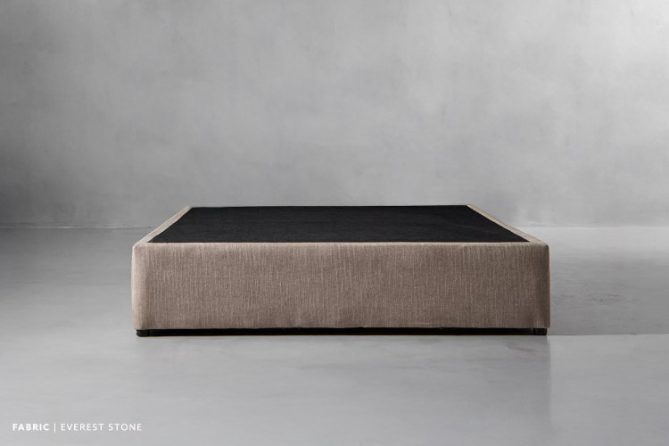 Zoey Bed Base - Queen - Everest Stone Queen Bed Bases - 1