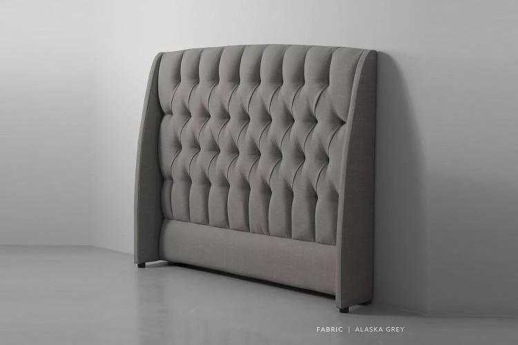 Aubrien Headboard - King - Alaska Grey King Headboards - 1