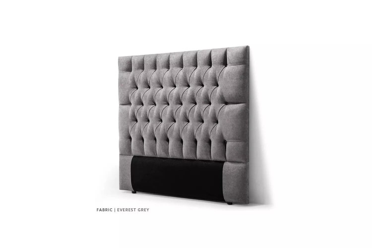 Catherine Headboard - Double - Everest Grey Double Headboards - 1