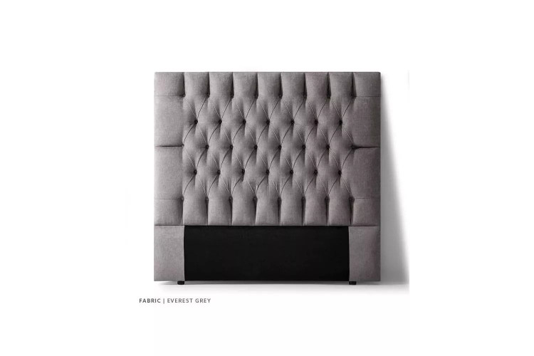 Catherine Headboard - Double - Everest Grey Double Headboards - 1