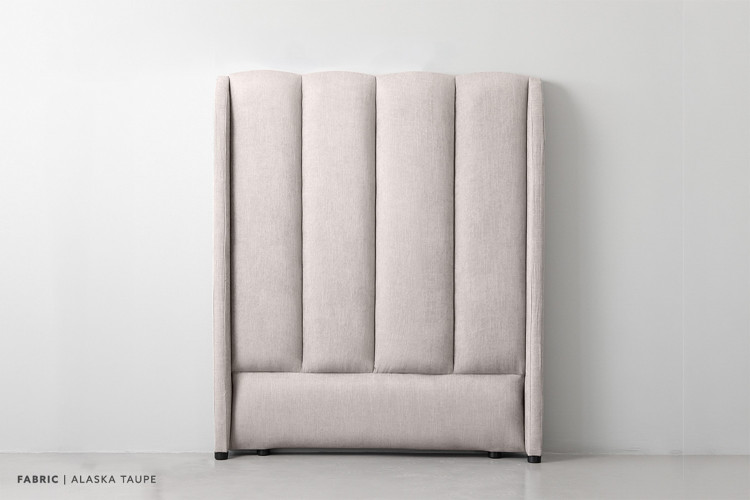 Corina Headboard - Single - Alaska Taupe Single Headboards - 1