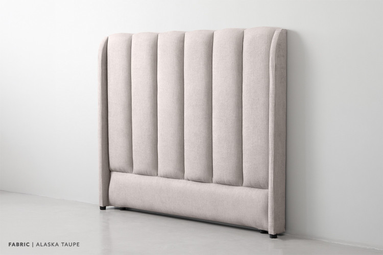 Corina Headboard - Queen - Alaska Taupe Queen Headboards - 1