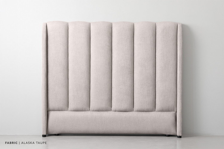 Corina Headboard - Queen - Alaska Taupe Queen Headboards - 1