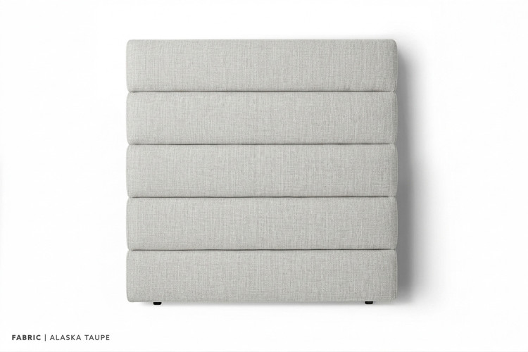Drew Headboard - Queen - Alaska Taupe Queen Headboards - 1