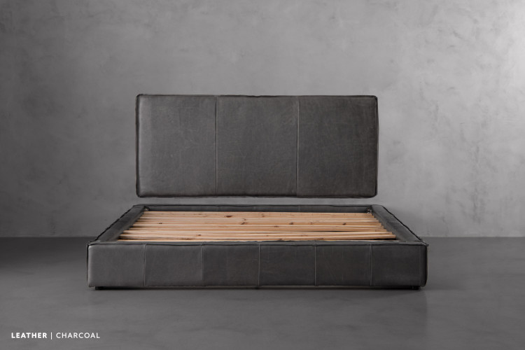 Matlock Kendrix Leather Bed - King XL King Extra Length Beds - 1