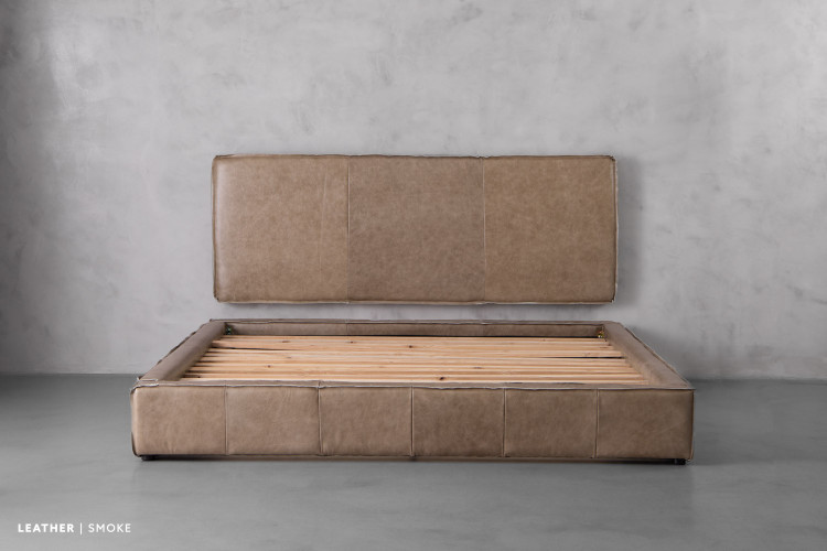 Matlock Kendrix Leather Bed - King XL King Extra Length Beds - 6