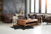 Jefferson Leather Lounge Suite - Vintage Brown Lounge Suites - 1