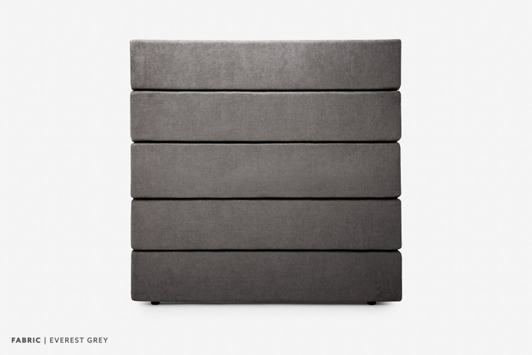 Drew Headboard - Queen - Everest Grey Queen Headboards - 1